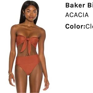 High waisted swimsuit